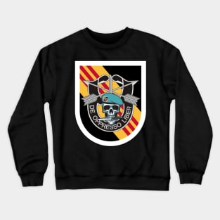 US Army 5th Special Forces Group Skull  De Oppresso Liber 5th SFG - Gift for Veterans Day 4th of July or Patriotic Memorial Day Crewneck Sweatshirt